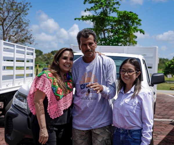 Yensunni Martínez agradece respaldo de la gobernadora Mara Lezama por la entrega de 20 nuevos camiones recolectores de basura